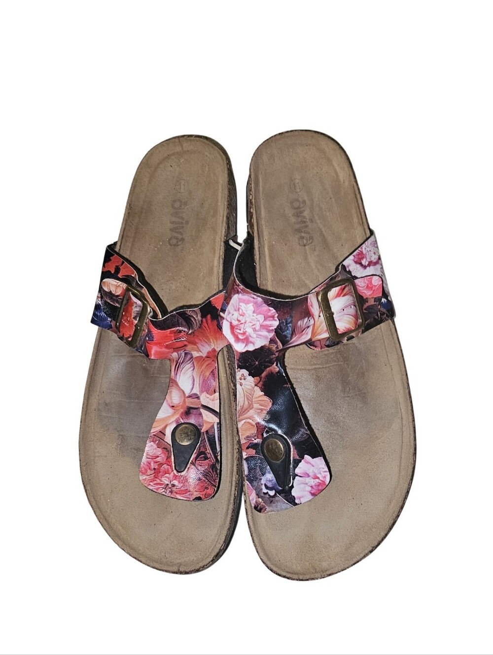 💰Aviva Floral Print Toe-Post Sandals - Pink Floral